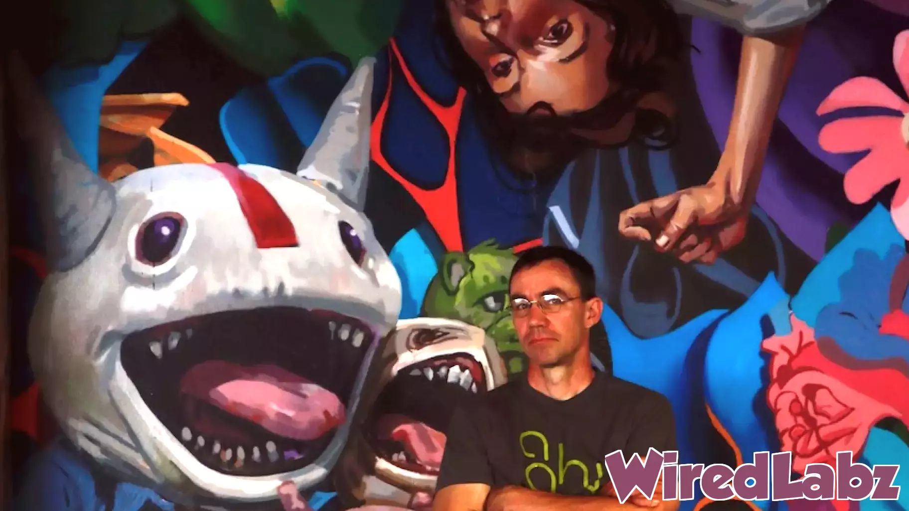 Captivating Mural Reflects the Complexities of Technology in Local Parking Garage