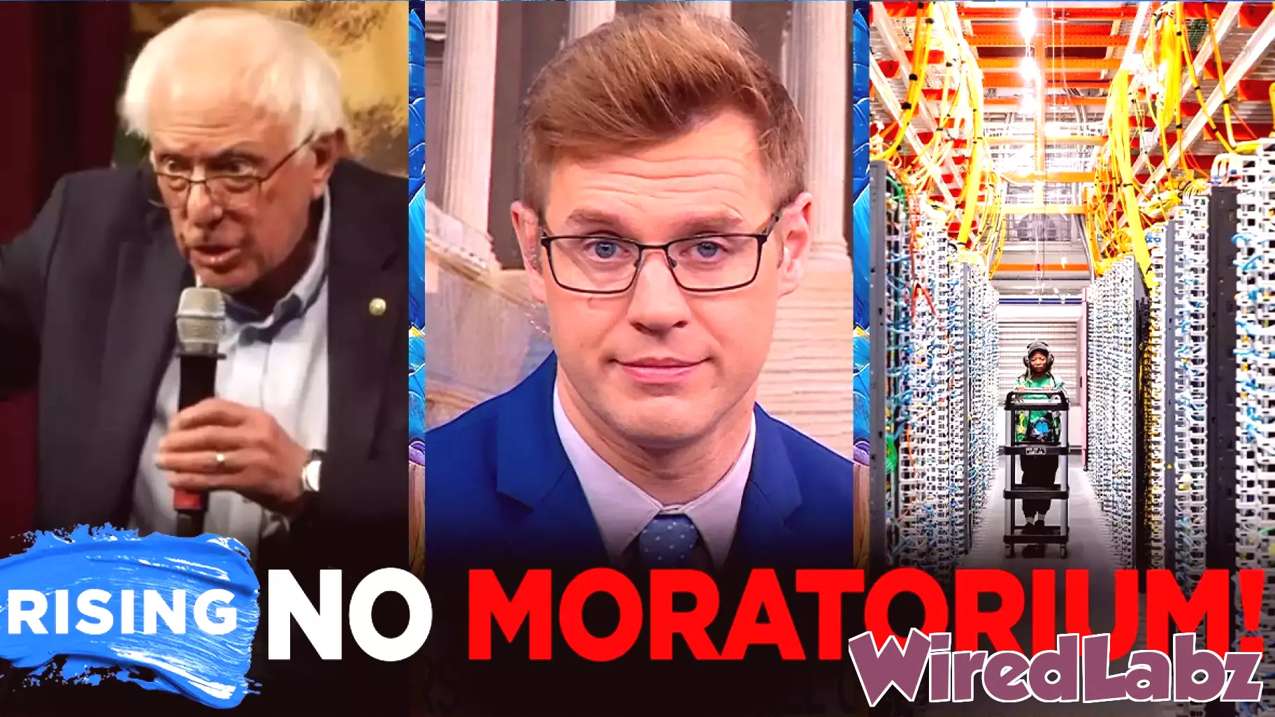 Clueless Bernie Sanders stumped at Stanford Union, pushes data center pause